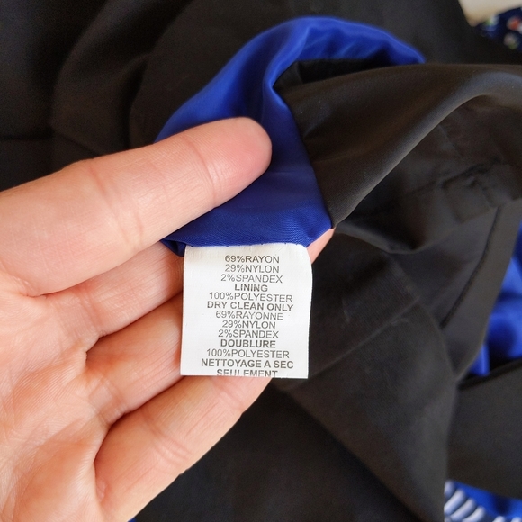 Trina Turk Cubanist Colorblock Blue Dress Long - Picture 5 of 7